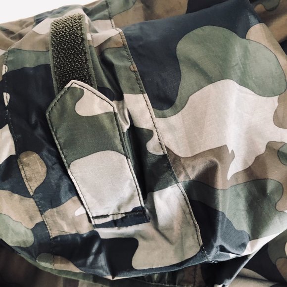 LANDS' END Camouflage Hooded Jacket/Windbreaker Young Men's Size Large 14-16 - Picture 6 of 9